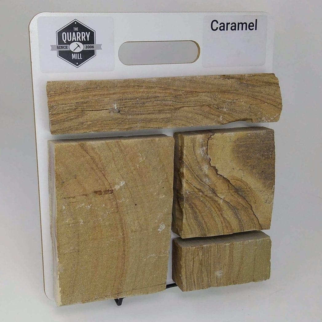 Caramel Natural Stone Veneer Sample Board