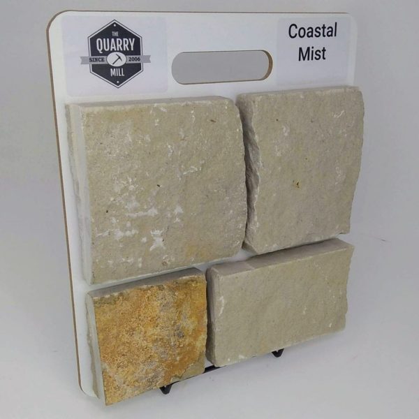 Coastal Mist Natural Stone Veneer Sample Board