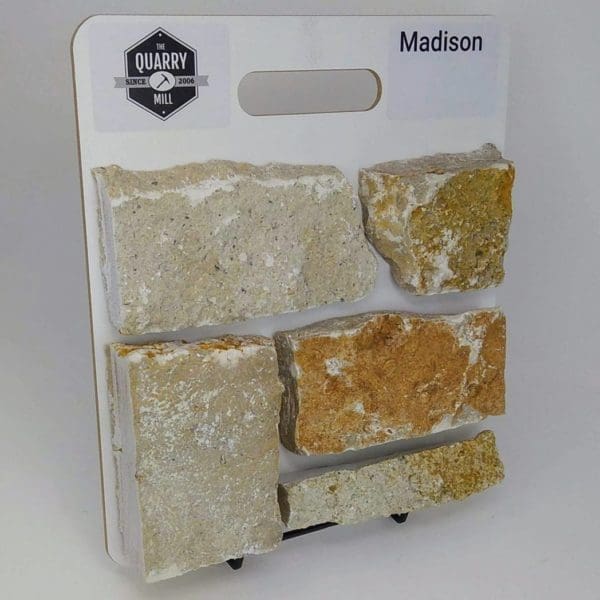 Madison Natural Stone Veneer Sample Board