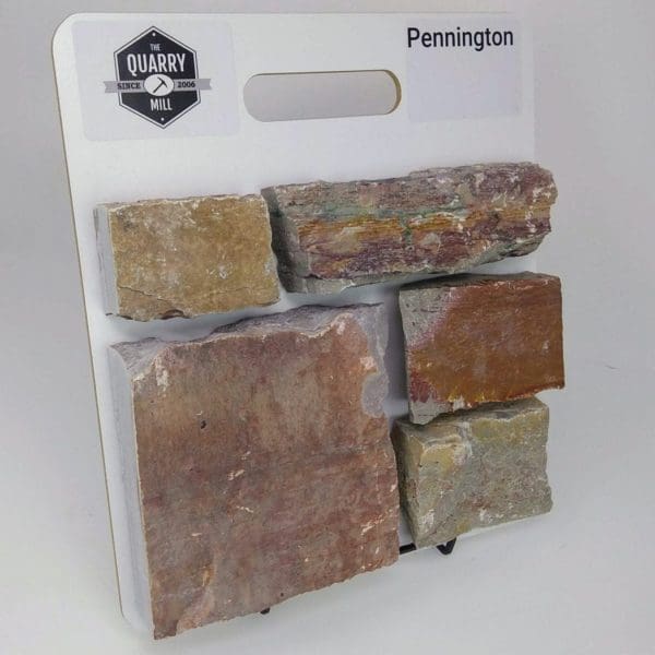 Pennington Natural Stone Veneer Sample Board