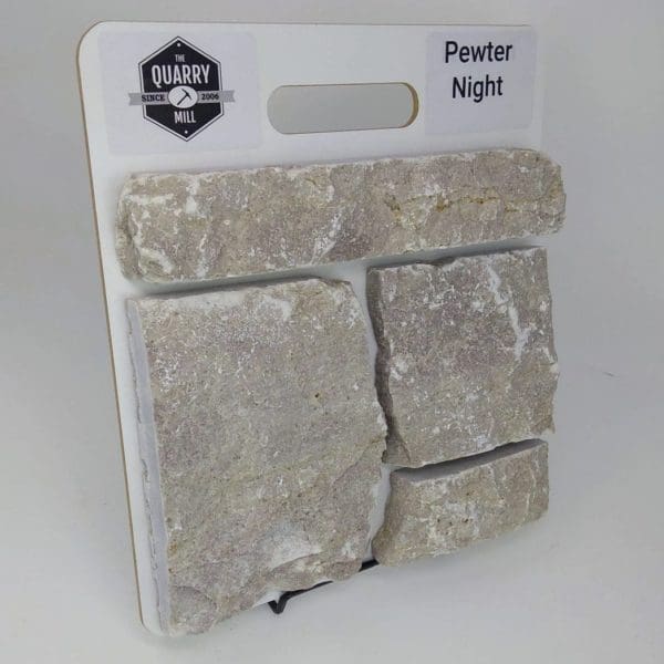 Pewter Night Natural Stone Veneer Sample Board