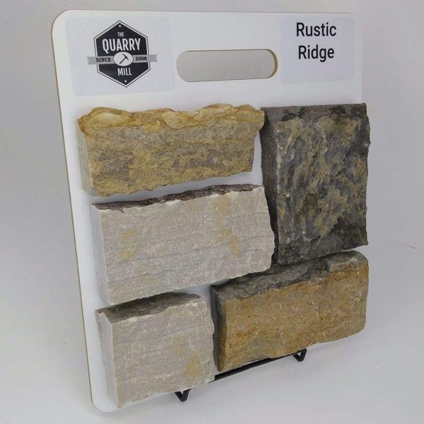 Rustic Ridge Natural Stone Veneer Sample Board