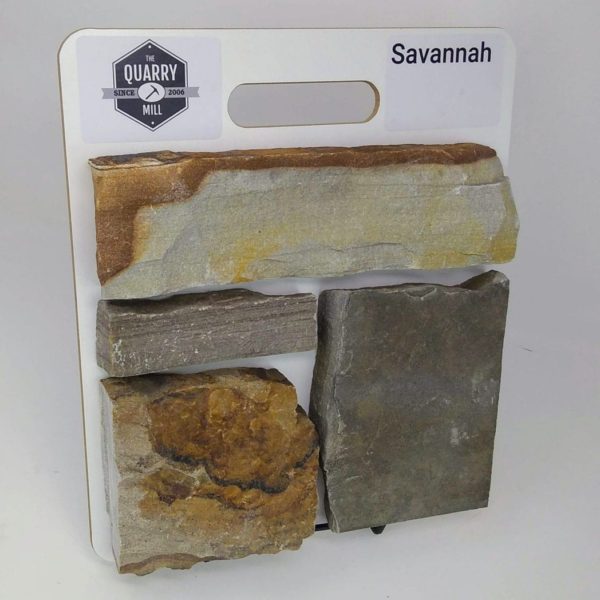 Savannah Natural Stone Veneer Sample Board