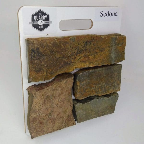 Sedona Natural Stone Veneer Sample Board