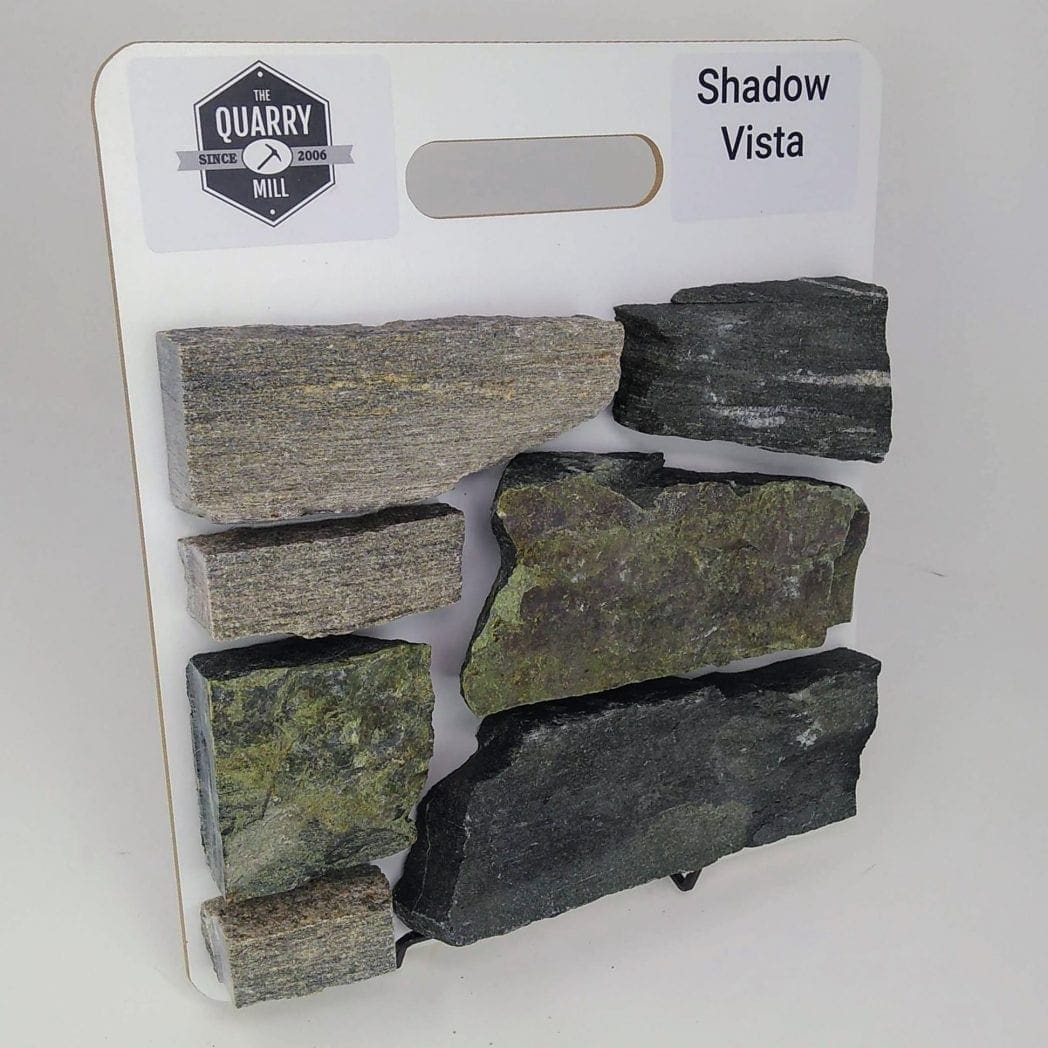 Shadow Vista Natural Stone Veneer Sample Board