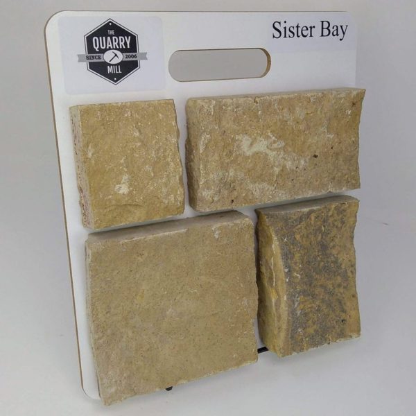 Sister Bay Natural Stone Veneer Sample Board