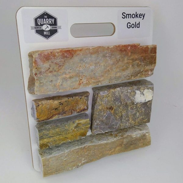 Smokey Gold Natural Stone Veneer Sample Board