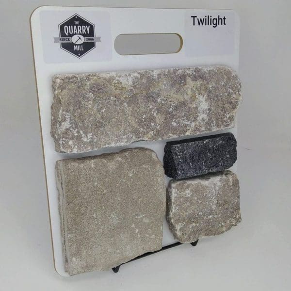 Twilight Natural Stone Veneer Sample Board