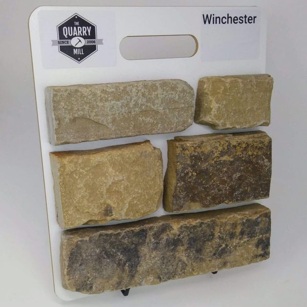 Winchester Natural Stone Veneer Sample Board