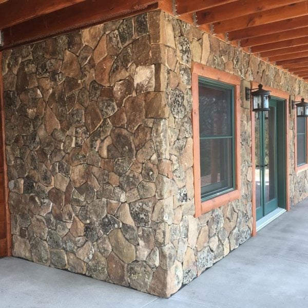 Moss Rock Natural Stone Veneer Exterior