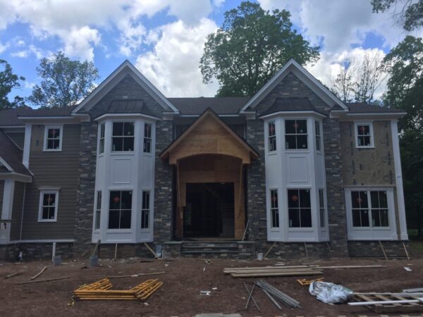 Custom Manhattan Real Stone Veneer Front View