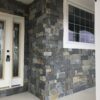 Edmonton Real Stone Veneer Front Entrance