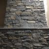 Mosholu Natural Stone Veneer Fireplace Close-Up