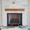 Whittier Real Stone Veneer Fireplace
