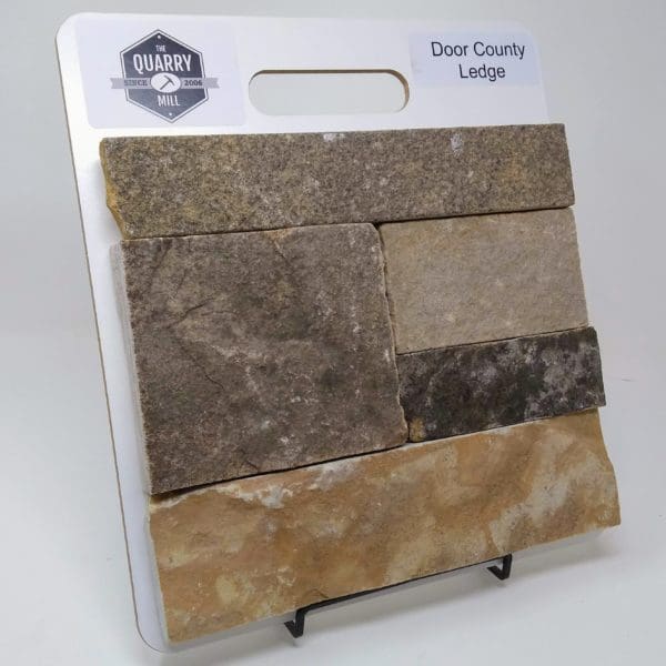 Door County Ledge Natural Stone Veneer Sample Board