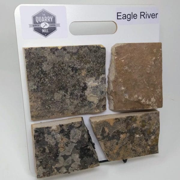 Eagle River Natural Stone Veneer Sample Board