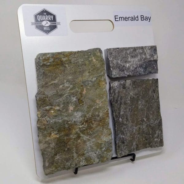 Emerald Bay Natural Stone Veneer Sample Board
