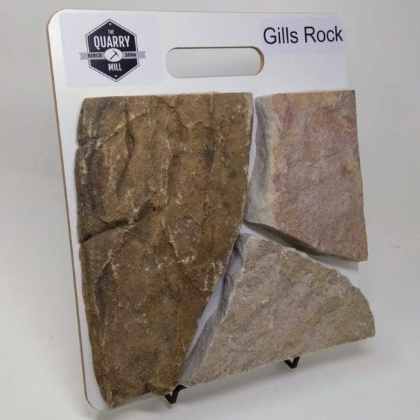Gills Rock Natural Stone Veneer Sample Board