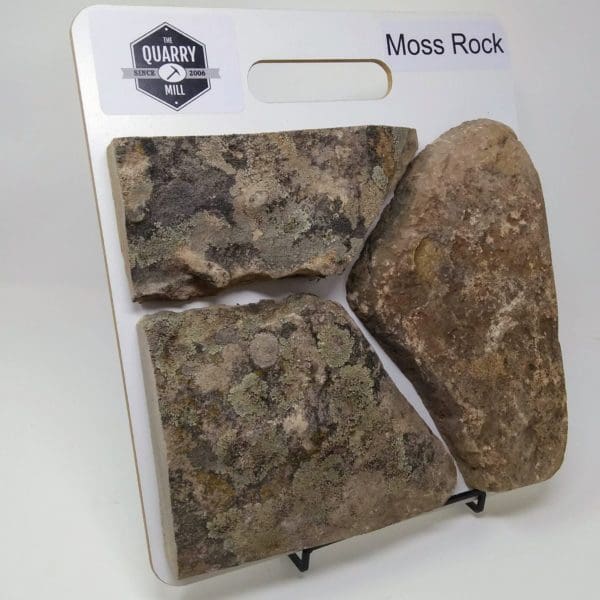 Moss Rock Natural Stone Veneer Sample Board
