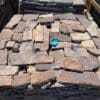 Stock pallet of thin stone veneer