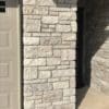 Dimensional Stone Veneer Installed on a Residential Exterior