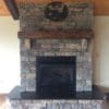 Natural Thin Stone Veneer Fireplace