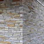 Smokey Gold Real Stone Veneer Drystack Masonry