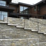 Smokey Gold Real Stone Veneer Residential Exterior