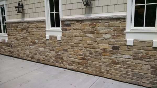 Winchester Natural Thin Stone Veneer Exterior Masonry