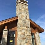 Autumn Ridge and McGregor Natural Stone Veneer Blend