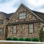 Pioneer Real Thin Stone Veneer Home Exterior Black Mortar