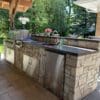 Stonegate Real Stone Veneer Outdoor Kitchen