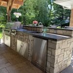 Stonegate Natural Thin Stone Veneer Outdoor Kitchen