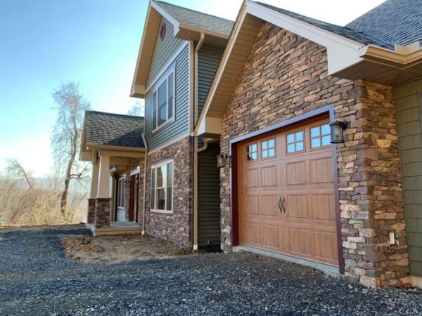 Front View of Residential Home with Whitney Natural Stone