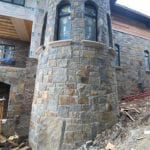 Custom Castle Rock McGregor Natural Stone Veneer Turret