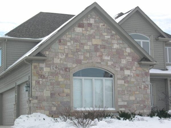 Accent Wall with Chilton Natural Stone Veneer