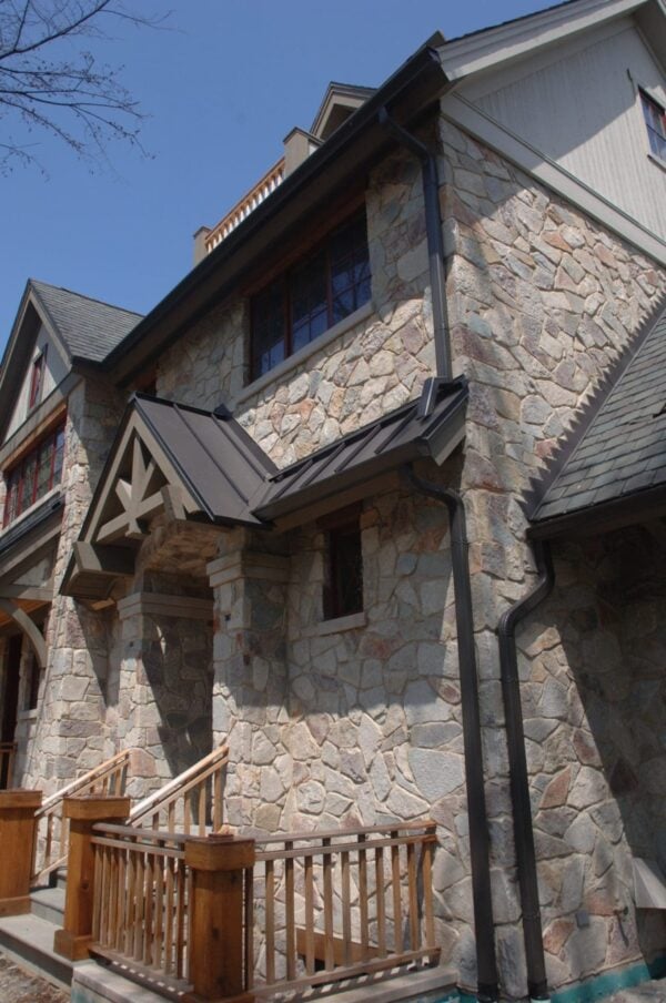 Home Exterior with Geneva Natural Stone Veneer