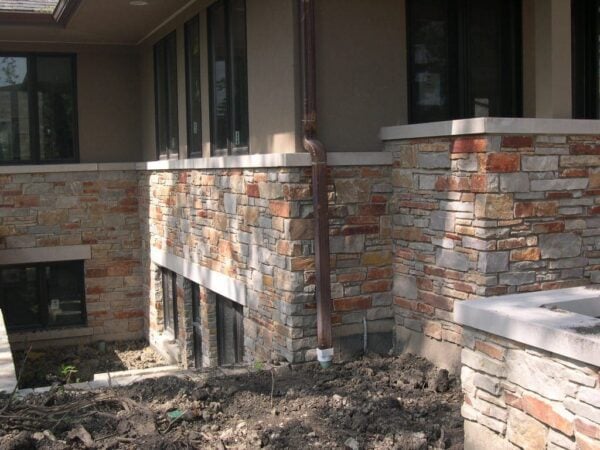 Exterior Wainscoting with Pennington Real Stone Veneer