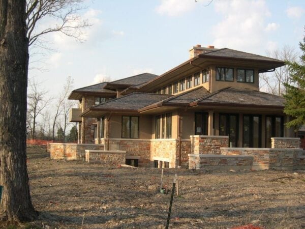 Home Exterior with Pennington Real Stone Veneer