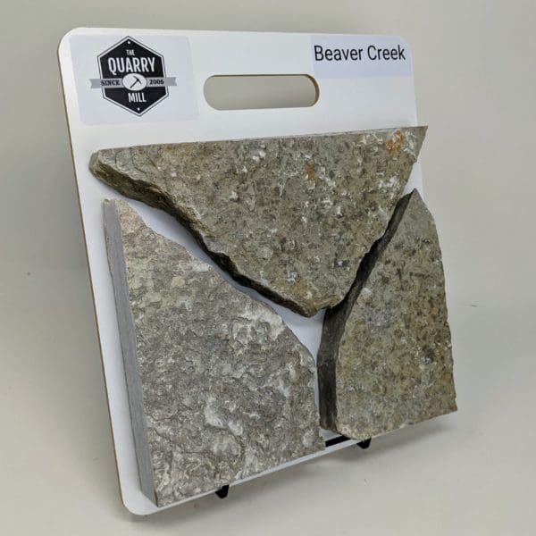 Beaver Creek Thin Stone Veneer Sample Board