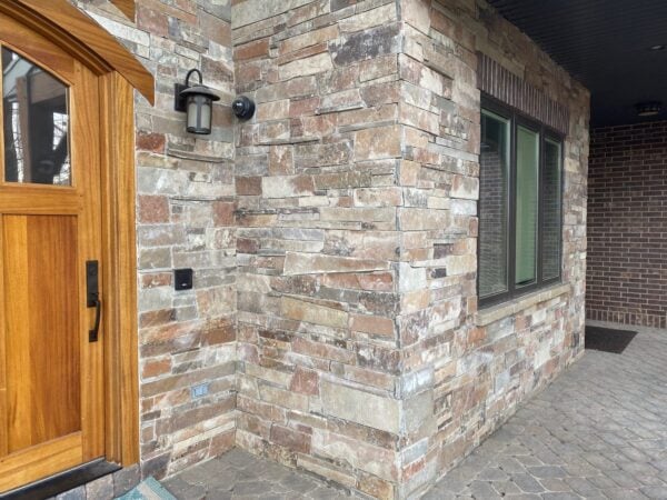 Front Porch with Fairfax Natural Stone Veneer