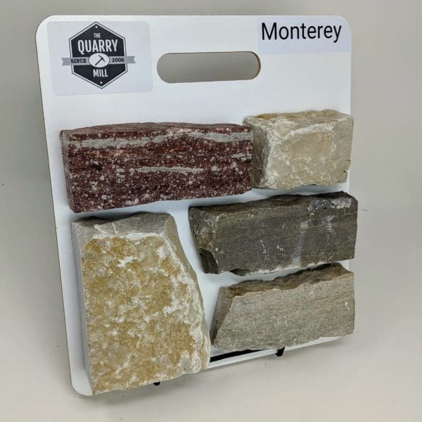Monterey Natural Stone Veneer Sample Board