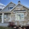 Exterior Accent Wall with Racine Natural Stone Veneer