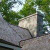 Chimney with Astoria Natural Stone Veneer