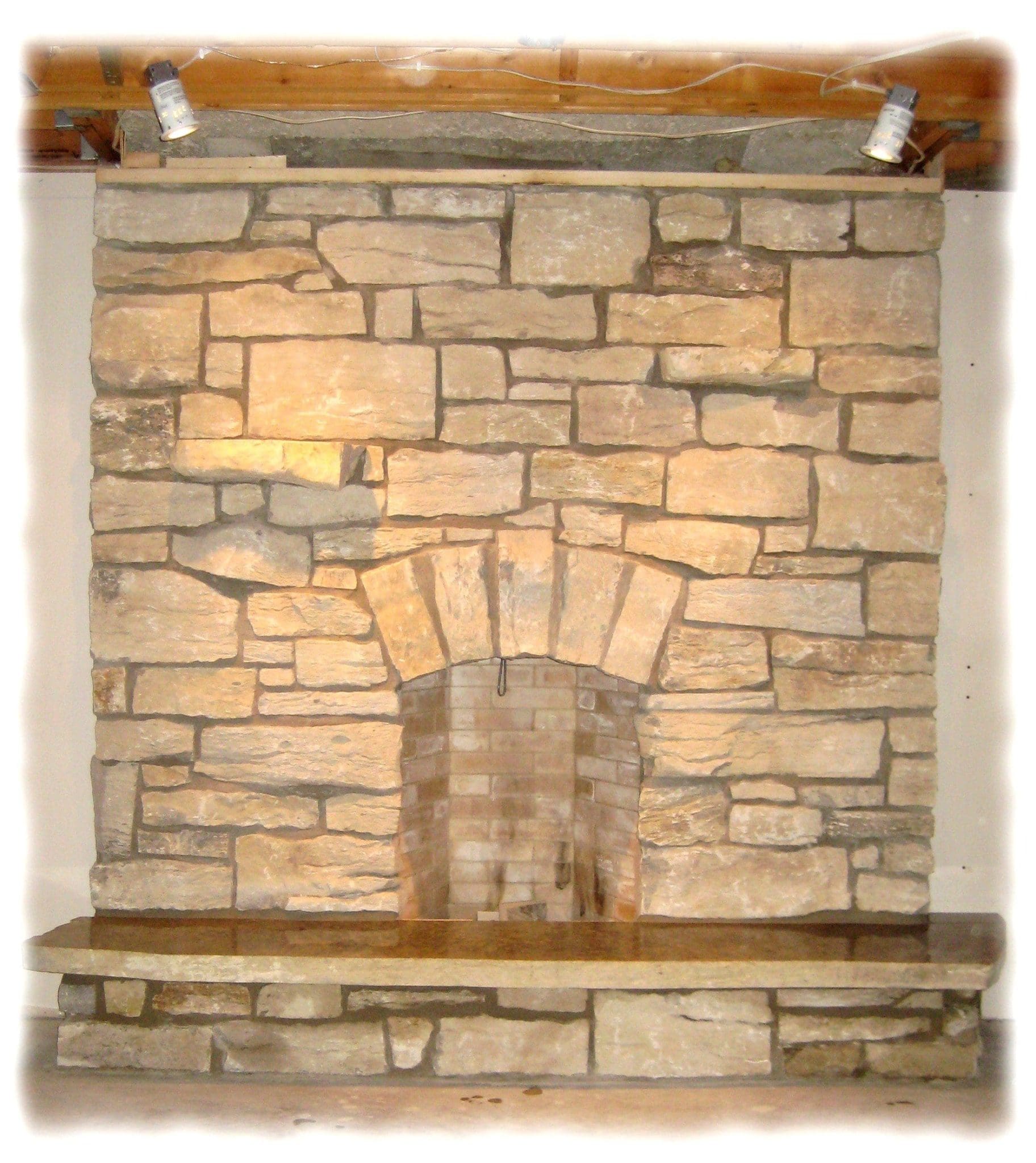 Door County Fieldstone Fireplace Masonry