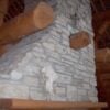 Door County Fieldstone Fireplace