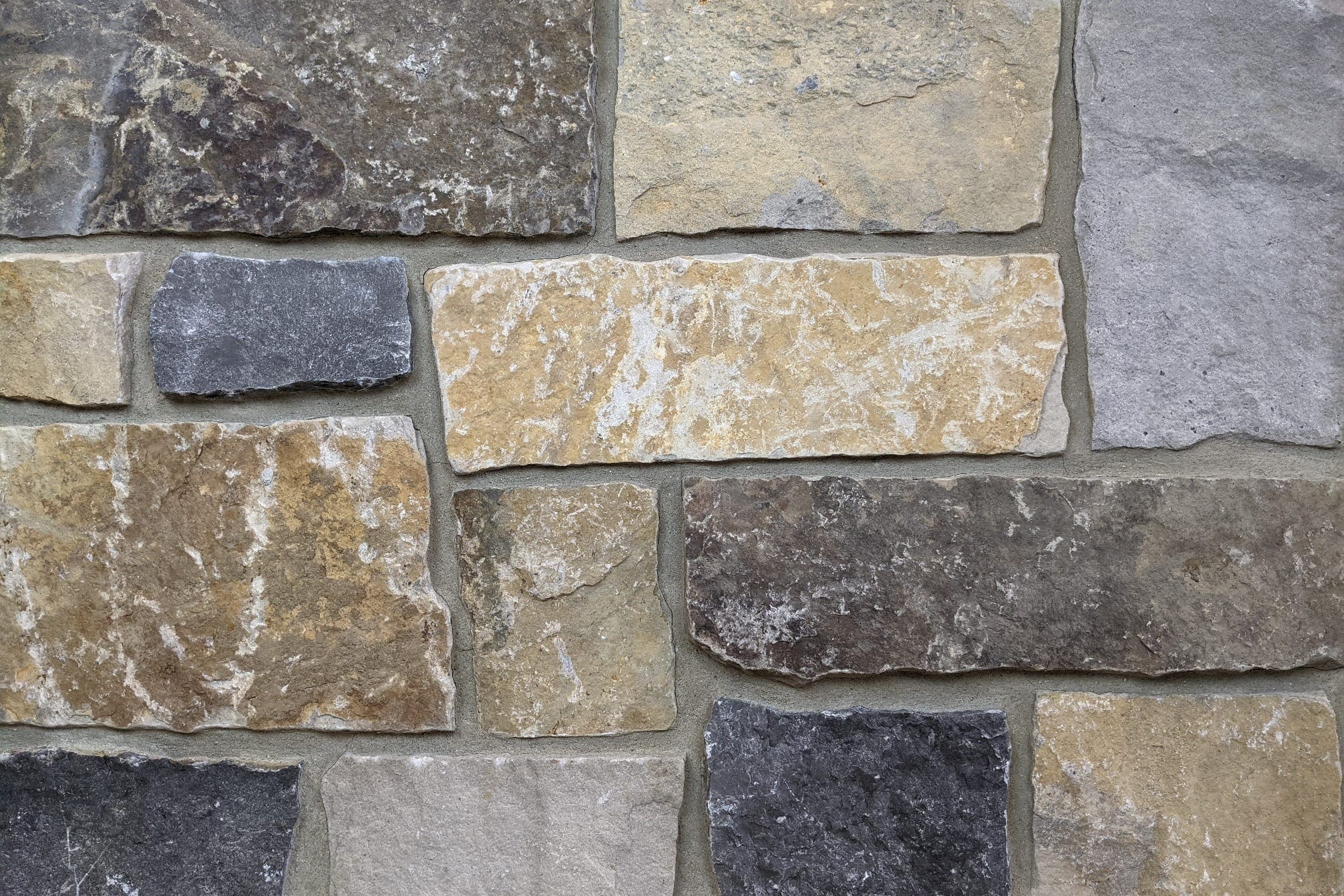 Edinburgh Real Thin Stone Veneer Mock-Up