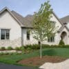 Home Exterior with Huron real thin stone veneer