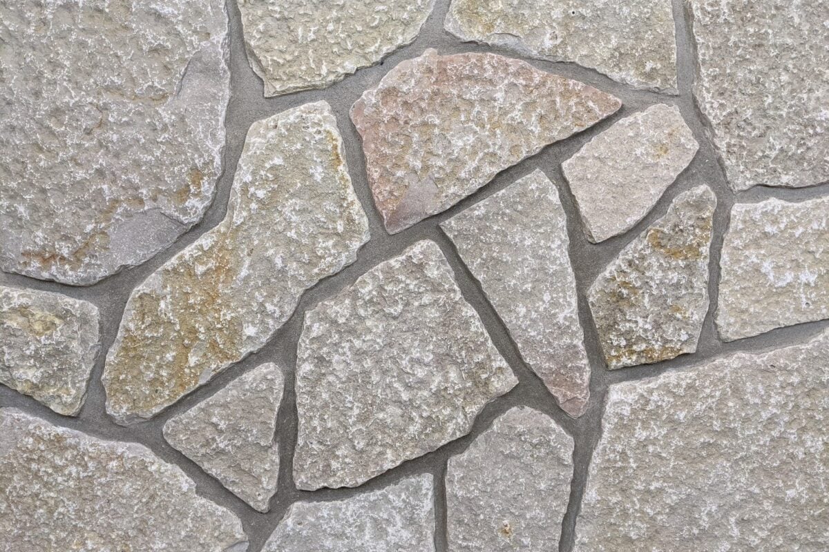 Huron Tumbled Thin Stone Veneer Mock-Up