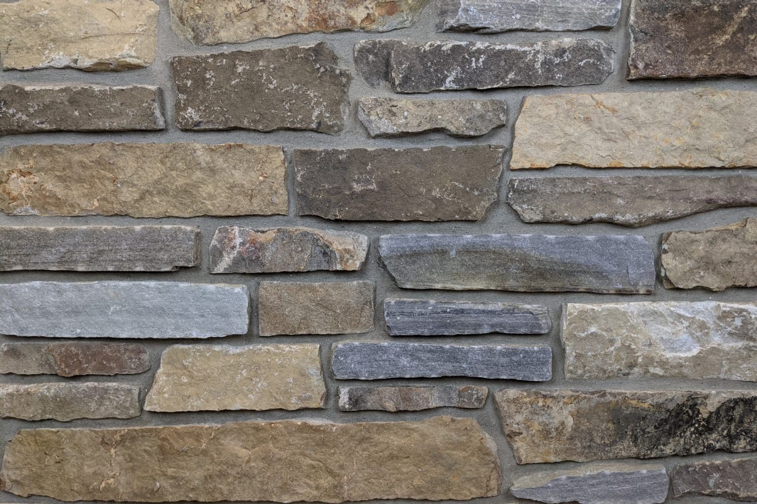 Melbourne Earth Tone Low Height Ledgestone Natural Thin Veneer Quarry Mill 4603